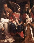 Francois Gerard Holy Family with St Bruno and St Helena